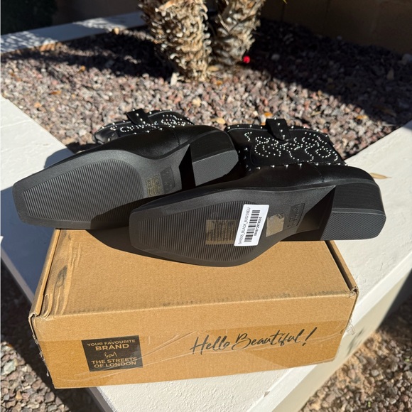 NWT London Rag Western Black Studded Boots! Hey Cowgirl!! - Picture 14 of 16